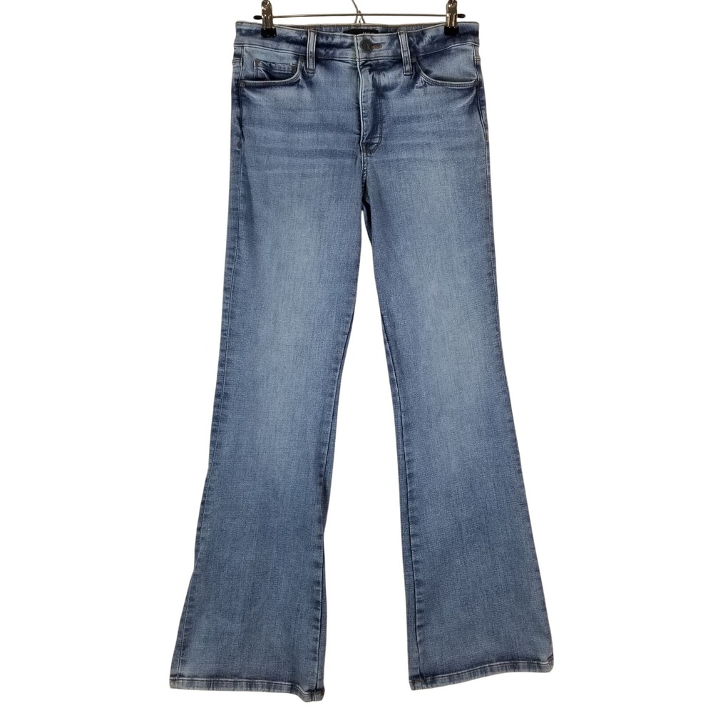 KUT from the Kloth Jeans‎ Women 6 Blue Ana High Rise Fab Ab Flare Denim
